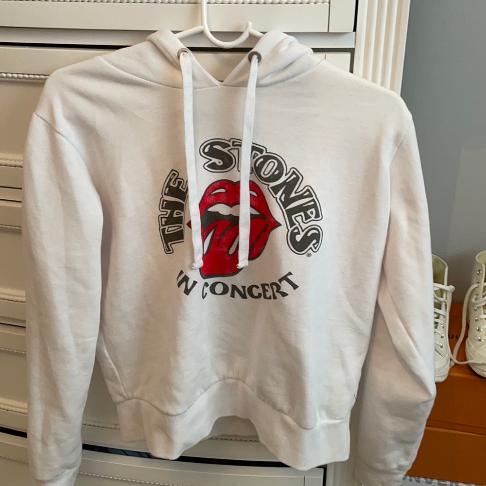 rolling stones graphic hoodie
